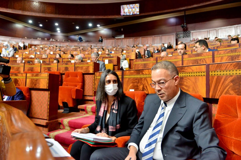 Nadia Fettah Alaoui Et Lakjaa Vote Loi De Finance Parlement 1