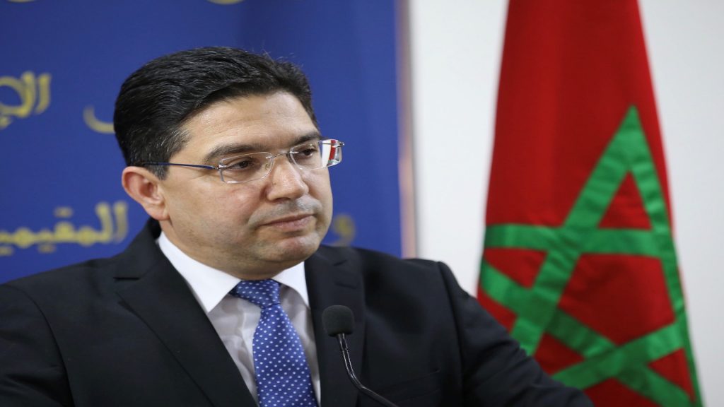 Turkish Foreign Minister Mevlut Cavusoglu in Morocco