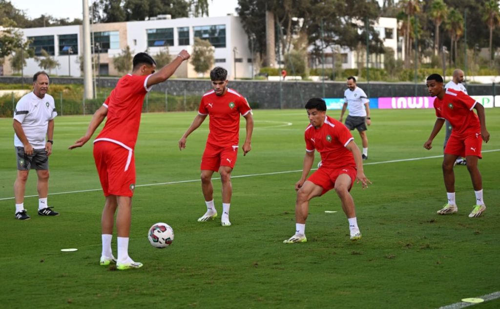 المنتخب الوطني حصة تدريبية